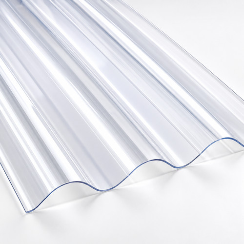 Clear polycarbonate corrugated - clear,