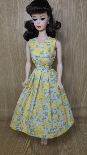 Handmade doll dress 50s - handmade,