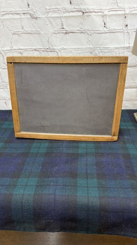 Victorian oak framed slate - oak,