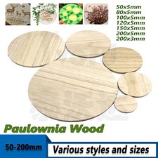 Round Wooden Disc Nature Wood