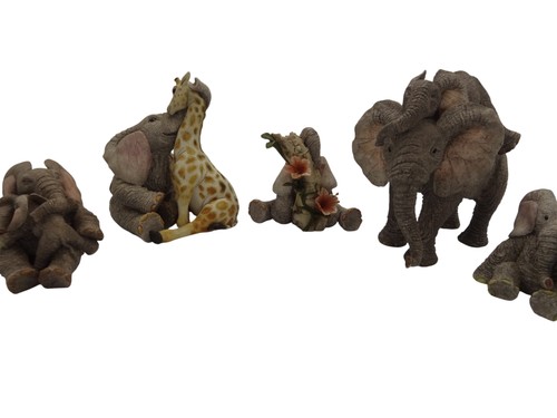 Tusker elephant figurine - elephant,