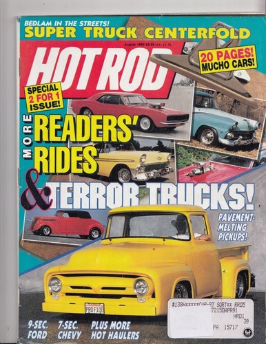 Hot rod magazine august 1990 - august,