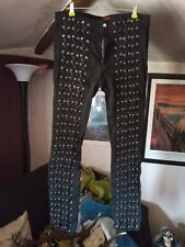 Tripp NYC Medieval Pant Trousers size 31/13, Black, Goth, Laces, 