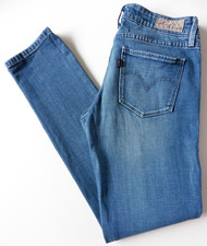 Women’s Levis Skinny Jeans Size 8S Blue W26 L30 Levi Strauss Eur 34S Demi Curve