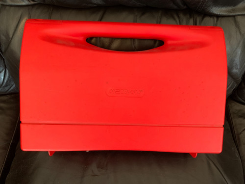 Vintage red meccano plastic - meccano,