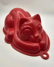 Cat Jelly Mould Blancmange Red