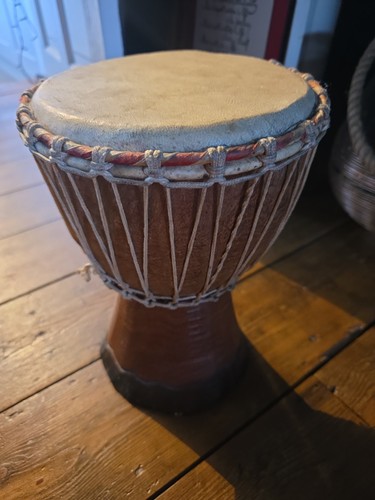 Vintage djembe african drum - djembe,