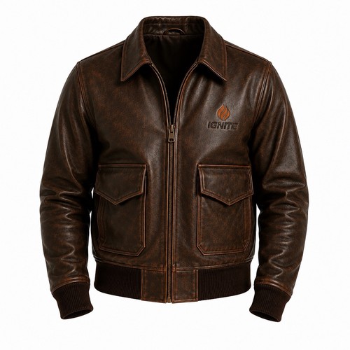 Men vintage brown leather - vintage,