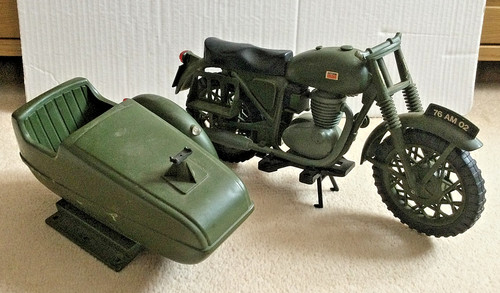 Vintage action man motorcycle - action,