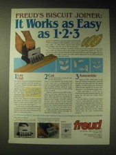 1989 Freud Biscuit Joiner Ad - It works as easy as 1 2 3
