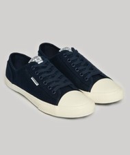 SUPERDRY VEGAN LOW PRO CLASSIC TRAINERS NAVY SIZE 7 EU 41 RRP £34.99