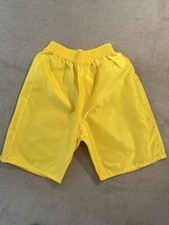 Retro Knee Length Nylon silky shiny gym / football / workout shorts XL Glanz