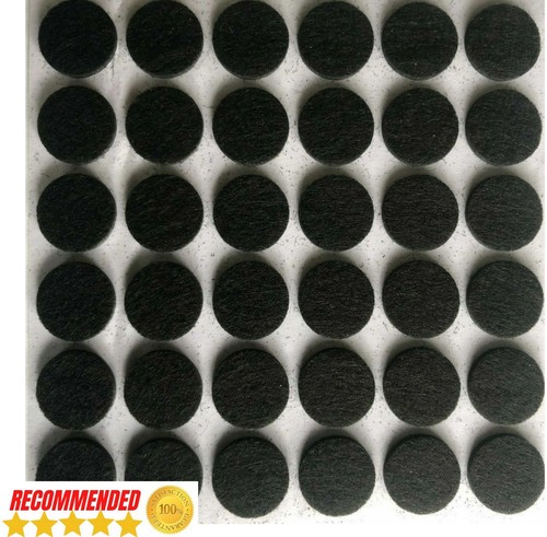 15mm round felt - 15mm, black