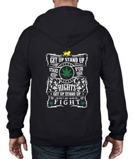 Get Laced Display Lyrics Zip Up Hood - Reggae Rasta Bob Marley