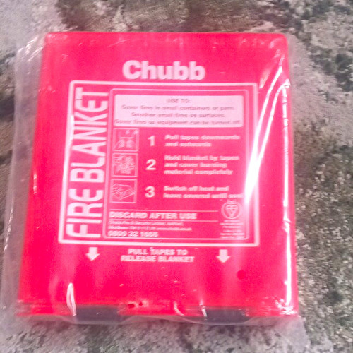 Chubb fire blanket - chubb,
