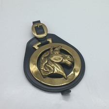 Horse Brass on Leather Strap