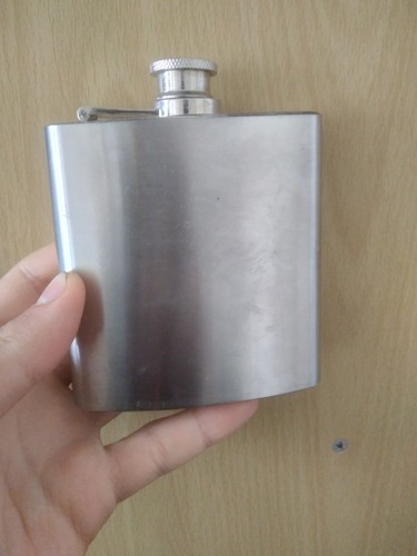 5oz stainless steel hip flask - stainless,