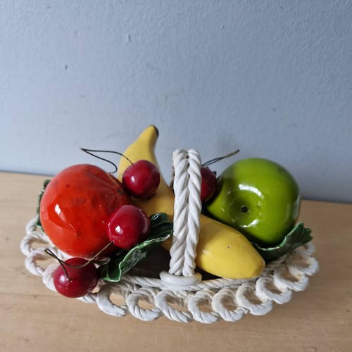 Capodimonte lattice basket - capodimonte,