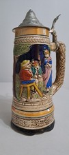 Vintage beer stein ceramic - vintage,