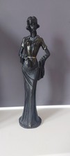 Art deco lady ornament - art,
