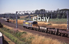 ORIGINAL 35mm RAILWAY SLIDE BR DIESELS 31142/56122 AT SHALLOWFORD ON 9/8/95.