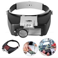 Magnifying Glass Headset LED
