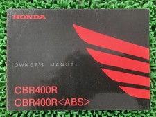 CBR400R ABS Owner's Manual