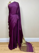 Purple Modal Silk Plain