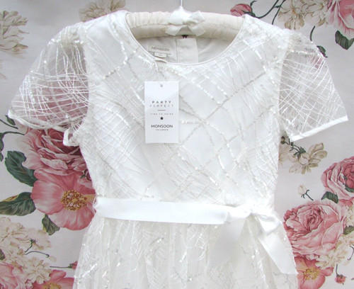 Bnwt monsoon ivory sequin - bnwt,