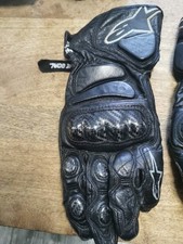 Alpinestars GP Plus Motorcycle Motorbike Racing Gloves Black