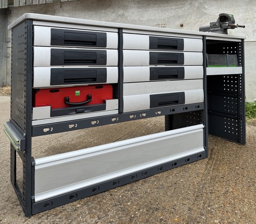 Van racking shelving - van, drawers