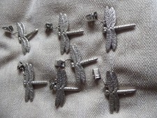 7 x DRAGONFLY METAL TABLECLOTH WEIGHTS