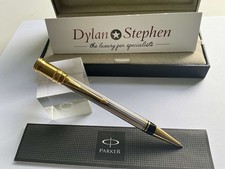 Parker Duofold silver plated Godron ballpoint pen