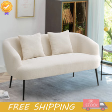 2 Seater Teddy Velvet Sofa w/