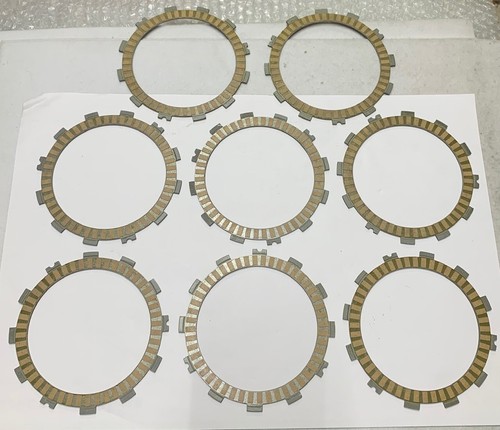 Series clutch discs lined cork - lined,