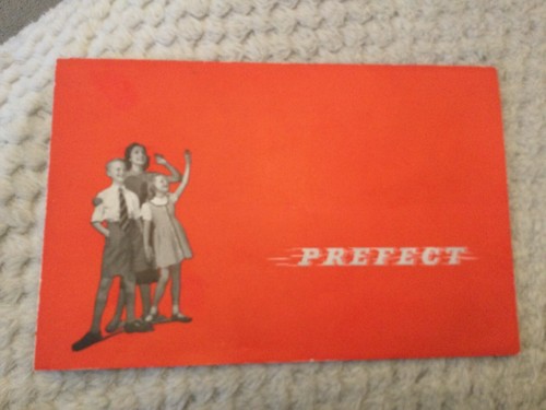 Ford prefect fold - prefect, brochure