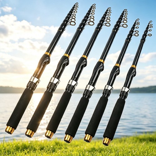 Telescopic fishing rods - telescopic,