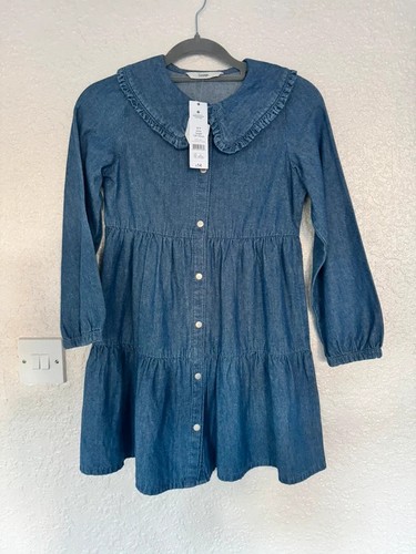Bnwt george girls denim dress - girls,