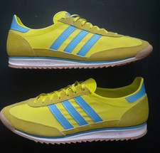 Mens Adidas Sl 72  Yellow Trainers Size 10.5