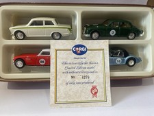CORGI DIE CAST "FOUR RALLY CARS" LIMITED EDITION.