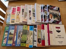 Somerset County Cricket Club Yearbooks x 27