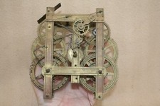 ANTIQUE AMERICAN WEIGHT DRIVEN BIRGE & FULLER SHELF CLOCK MOVEMENT  (LOT 2)
