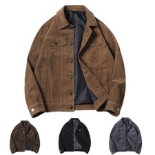 Mens Corduroy Jacket Button Up