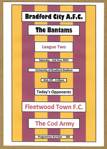 Bradford city fleetwod - fleetwod, town