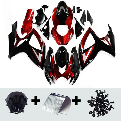 Red black fairing kit for - red, 2006