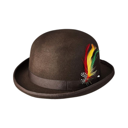 100 wool mens black bowler - mens,