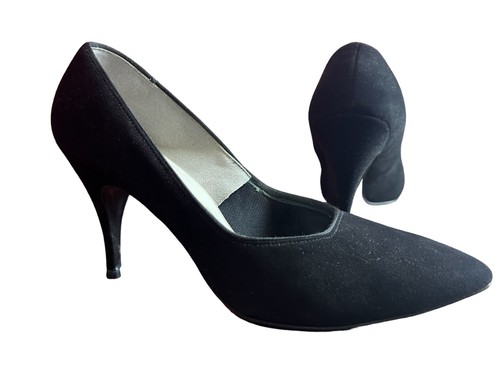 Vtg 50s 60s shoes black - 50s,