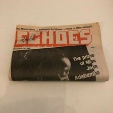 Black echoes music newspaper - black,