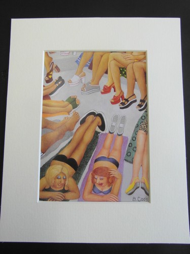 Beryl cook sunbathers - beryl, "sunbathers"