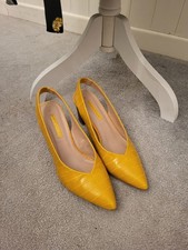 Ladies Mustard Sling Back